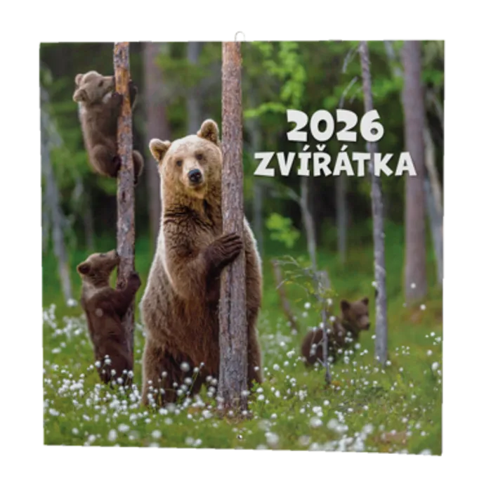 Główne zdjęcie produktu Nástěnný kalendář - Zvířátka
