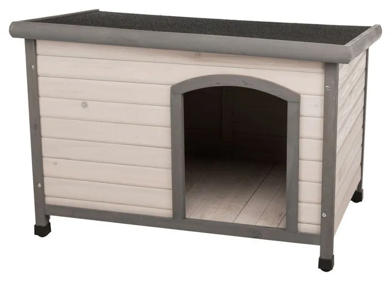 Główne zdjęcie produktu Natura bouda pro psa s rovnou střechou M-L 104 x 72 x 68 cm, šedá