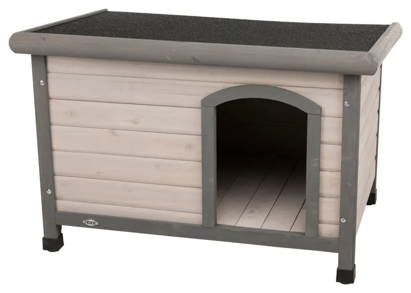 Główne zdjęcie produktu Natura bouda pro psa s rovnou střechou S-M 85 x 58 x 60 cm, šedá