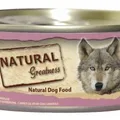 Następne zdjęcie produktu Natural Greatness Filet z tuńczyka + krewetki, konserwa dla psów 156 g