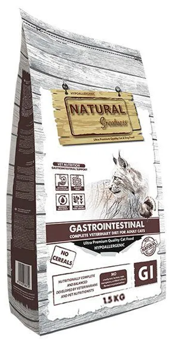 Główne zdjęcie produktu Natural Greatness GASTROINTESTINAL veterinární dieta pro kočky 1,5 kg