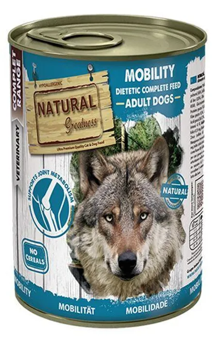 Główne zdjęcie produktu Natural Greatness MOBILITY, veterinární dieta, konzerva pro psy 400g