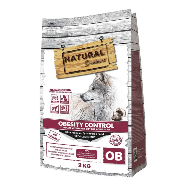 Główne zdjęcie produktu Natural Greatness OBESITY CONTROL veterinární dieta pro psy 2 kg