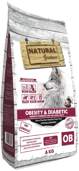 Główne zdjęcie produktu Natural Greatness OBESITY CONTROL veterinární dieta pro psy 6 kg