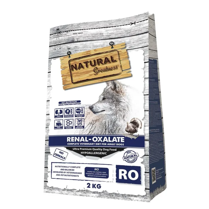 Główne zdjęcie produktu Natural Greatness RENAL - OXALATE veterinární dieta pro psy 2 kg