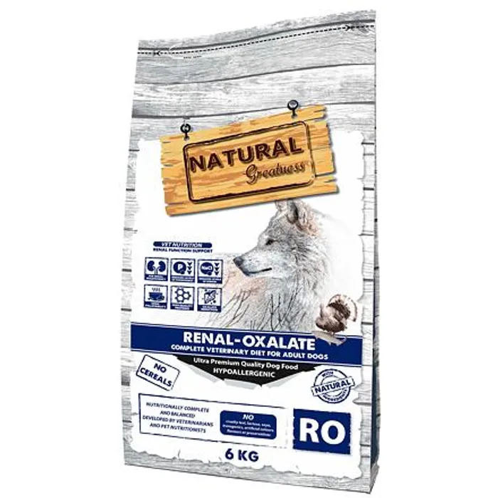Główne zdjęcie produktu Natural Greatness RENAL - OXALATE veterinární dieta pro psy 6 kg