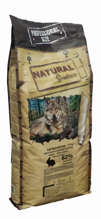 Główne zdjęcie produktu Natural Greatness Top Mountain Cat Recipe /králík/ 15 kg