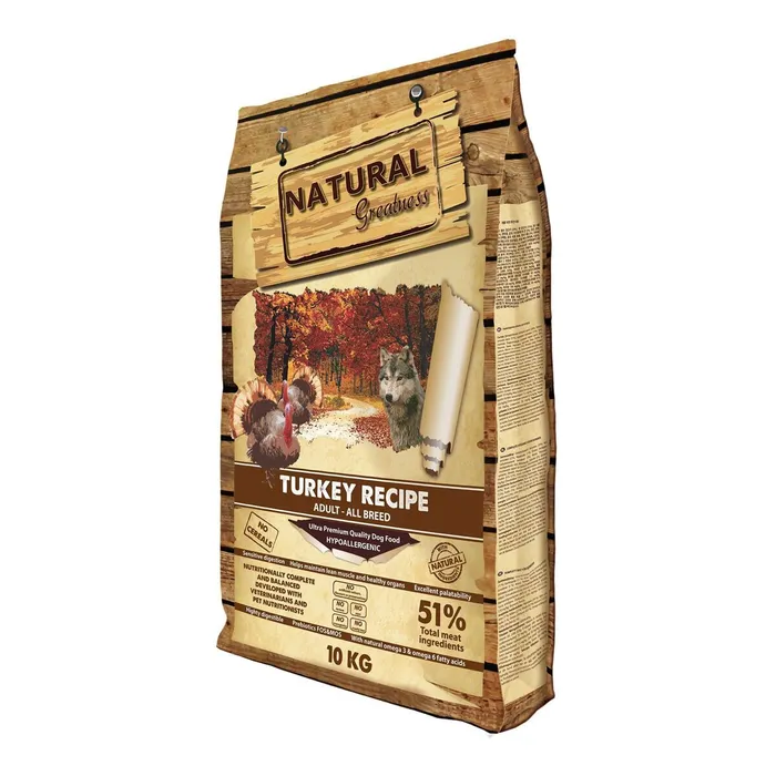 Główne zdjęcie produktu Natural Greatness Turkey Recipe All B/krůta,kachna,kuře 10 kg