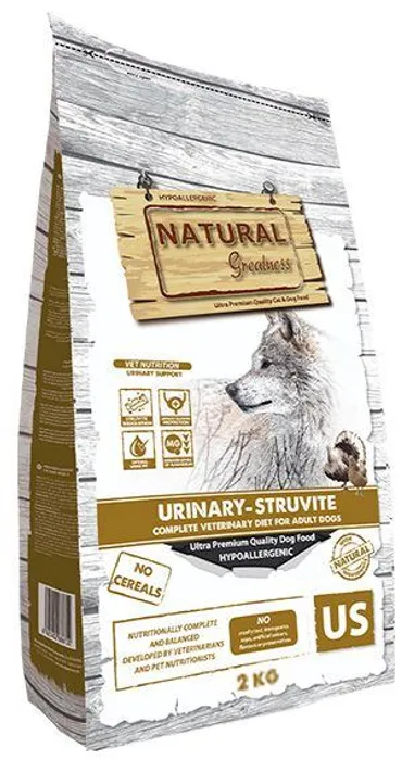 Główne zdjęcie produktu Natural Greatness URINARY STRUVITE veterinární dieta pro psy 2 kg