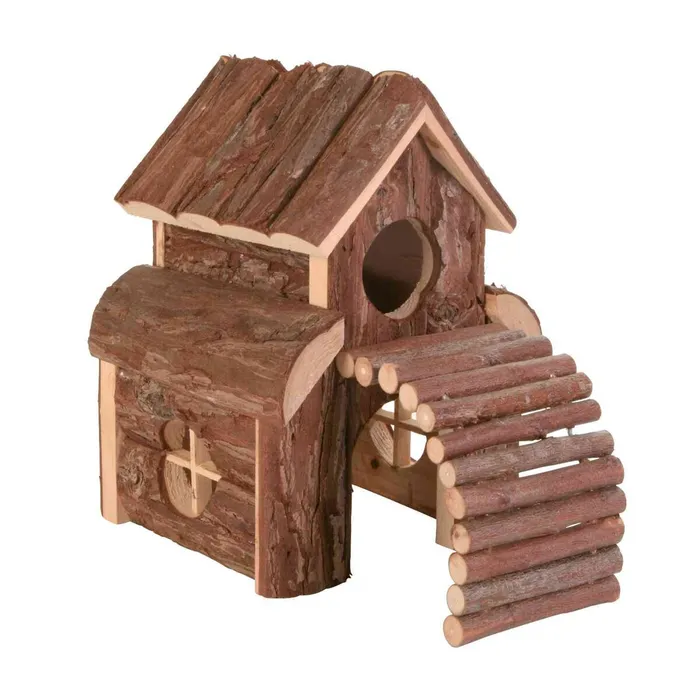 Główne zdjęcie produktu Natural Living dřevěný domek dvoupatrový FINN 13 x 20 x 20 cm