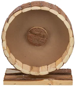 Natural Living - drewniana karuzela 23 cm dla myszy i chomików