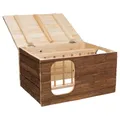 Następne zdjęcie produktu Natural Living naturalny drewniany dom HILKE z łóżeczkiem 40x23x32 cm