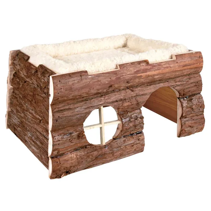 Główne zdjęcie produktu Natural Living přírodní dřevěný dům TILDE 39 x 22 x 29 cm