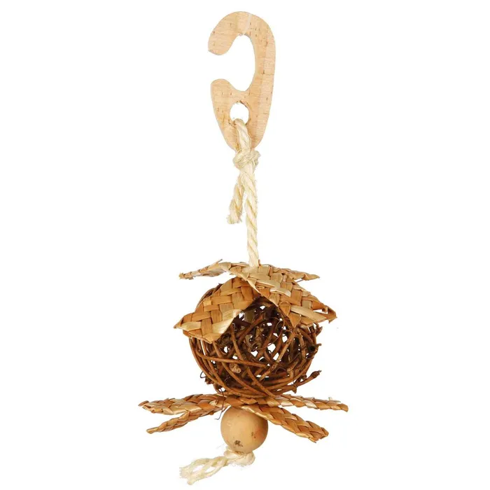Główne zdjęcie produktu Natural Living-proutěný míček se slaměnou ozdobou 5,5/18cm