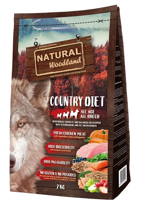 Główne zdjęcie produktu Natural Woodland Country Diet 2 kg