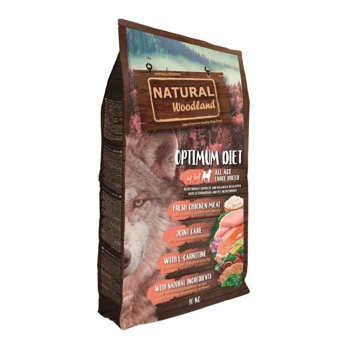 Główne zdjęcie produktu Natural Woodland Optimum Large Breed Diet 10 kg