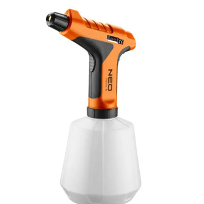 Główne zdjęcie produktu NEO TOOLS akumulátorový rozprašovač nádobka o objemu 1L, micro USB nabíjení, oranžovo-čer