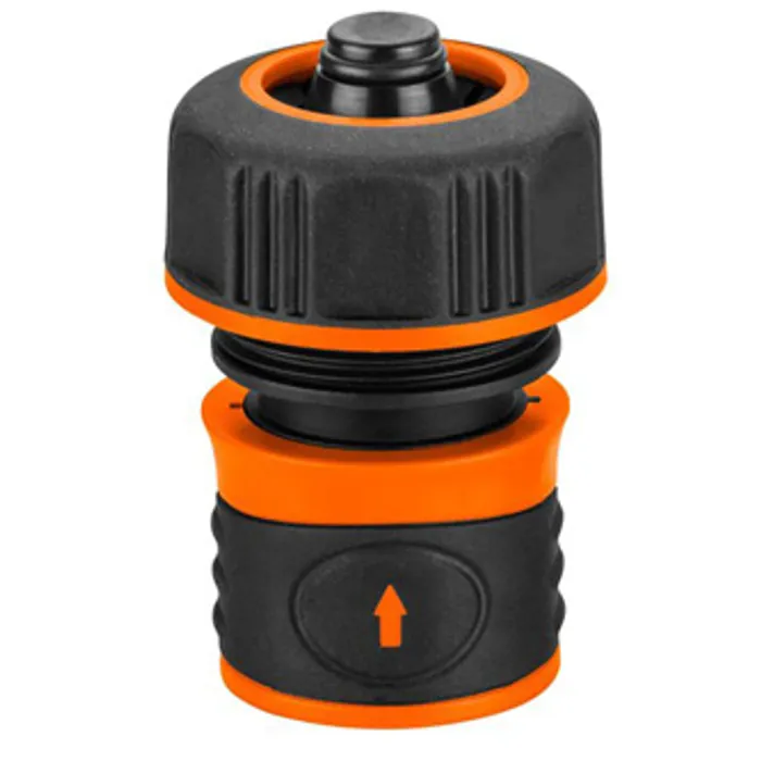 Główne zdjęcie produktu NEO TOOLS rychlospojka s funkcí STOP materiál plast, 3/4", oranžovo-černá, 15-723