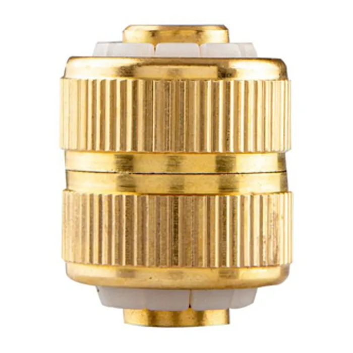 Główne zdjęcie produktu NEO TOOLS spojka pro pevné spojení hadic materiál mosaz, 1/2", zlatá, 15-736