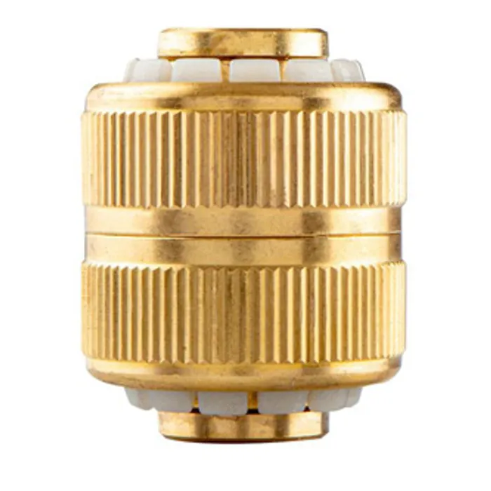 Główne zdjęcie produktu NEO TOOLS spojka pro pevné spojení hadic materiál mosaz, 3/4", zlatá, 15-737
