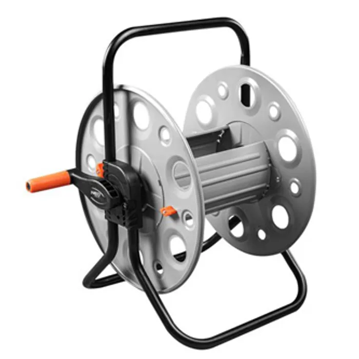 Główne zdjęcie produktu NEO TOOLS stojan pro zahradní hadici až 100m 1/2" nebo 30m 3/4", šedo-černý, 15-790