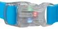 Następne zdjęcie produktu Neonowa smycz ze świecącym karabińczykiem S-L 1,2-1,8m/25mm różowa - WYPRZEDAŻ