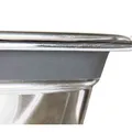 Następne zdjęcie produktu Stojak ze stali nierdzewnej + 2 miski z silikonowym pierścieniem 1500ml/21cm