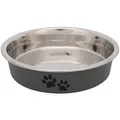 Miska ze stali nierdzewnej z kolorową powłoką dla kotów krótkonosych 0,25l/13 cm