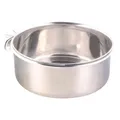 Podajnik ze stali nierdzewnej ze stałym uchwytem na klatkę 900ml/14cm TRIXIE