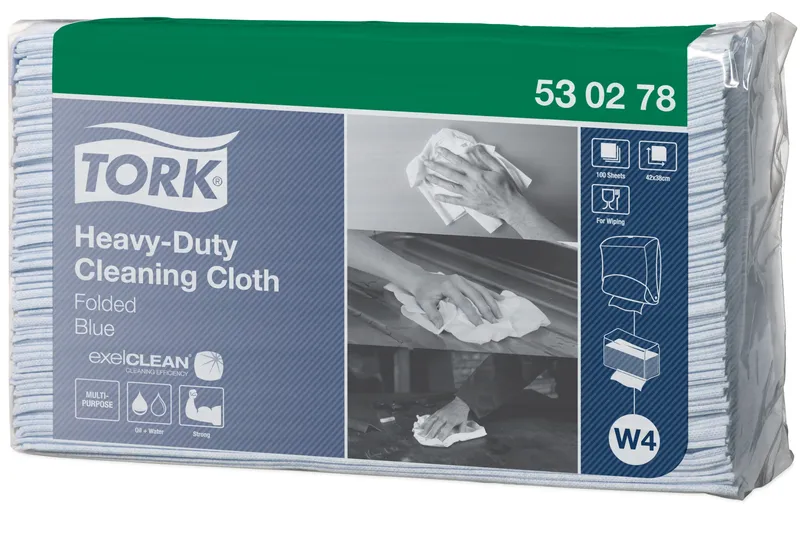 Główne zdjęcie produktu Netkaná textílie Tork 530278 Premium 530 Top Pak modrá W4 [100 ks]