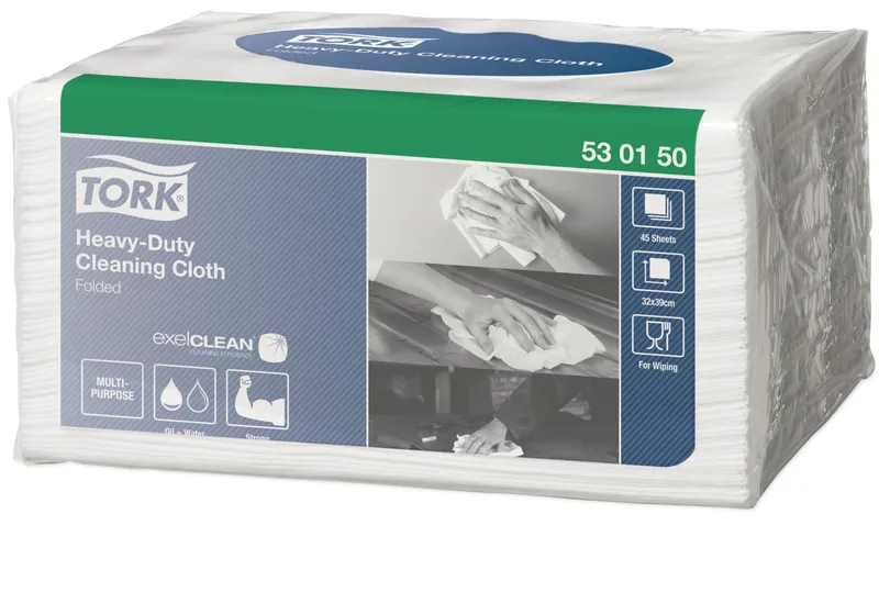 Główne zdjęcie produktu Netkaná textílie Tork Premium 530 Small Pack bílá [45 ks]