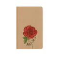 Notes linkowany - A5 - kraft - Róża