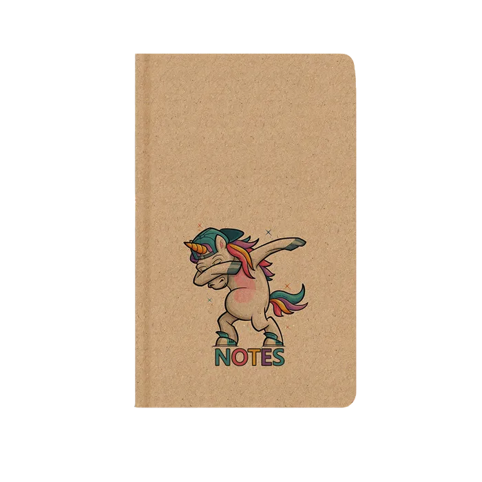 Główne zdjęcie produktu Notes linkovaný - A5 - kraft - Unicorn