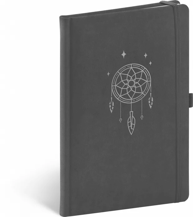 Główne zdjęcie produktu Notes Samet Lapač snů, linkovaný, 13 × 21 cm