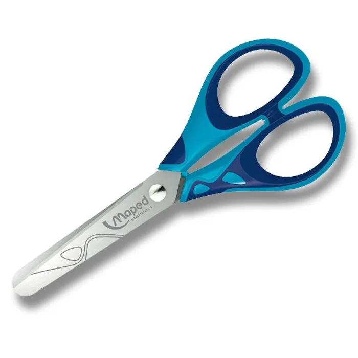 Główne zdjęcie produktu Nůžky Maped Essentials Soft 13 cm, blistr, mix barev