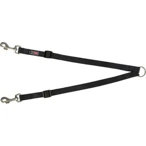 Widelec nylonowy - paski z karabińczykami 40-70 cm/15 mm, - kolor czarny