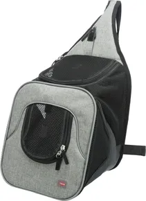 Plecak nylonowy SAVINA kangur 30x26x33cm czarno-szary (max. 10kg)