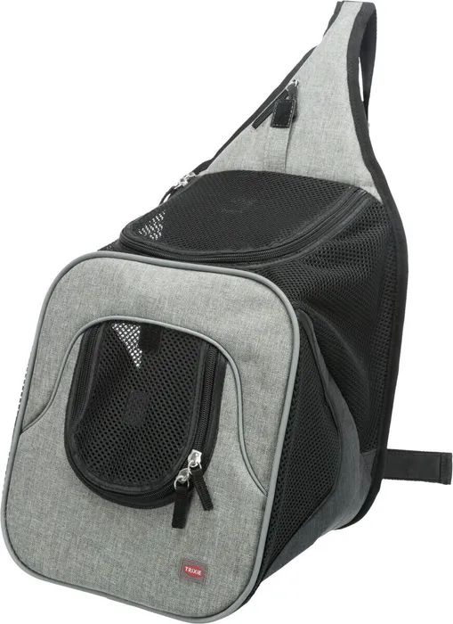 Główne zdjęcie produktu Nylonový batoh SAVINA klokanka 30x26x33cm černo-šedý (max. 10kg)
