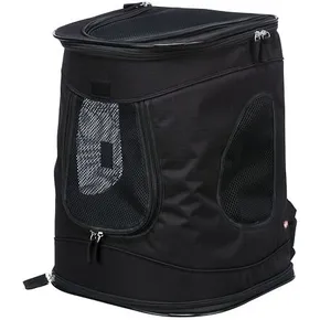 Nylonowy plecak TIMON, 34 x 44 x 30cm, maks. 12kg, kolor czarny