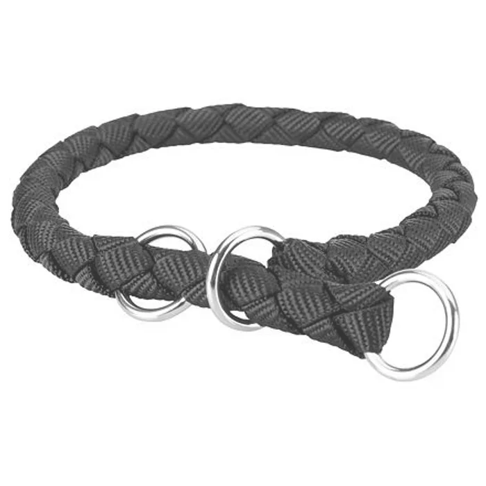 Główne zdjęcie produktu Nylonový obojek kulatý CAVO - černý L-XL:52-60cm/18mm