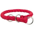 Następne zdjęcie produktu Okrągła obroża nylonowa CAVO - czerwona M-L: 43-51cm/18mm