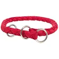 Następne zdjęcie produktu Okrągła obroża nylonowa CAVO - czerwona S: 25-31cm/12mm