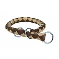 Następne zdjęcie produktu Okrągła obroża nylonowa CAVO - brąz/beż WYPRZEDAŻ S: 25-31cm/12mm