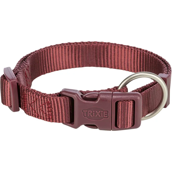Główne zdjęcie produktu Nylonový obojek PREMIUM, sangria S:25-40cm/15mm