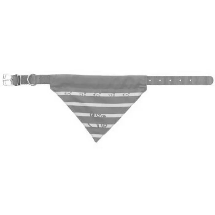 Główne zdjęcie produktu Nylonový obojek se šátkem - růžový M-L:43-55cm/25mm