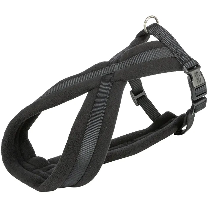 Główne zdjęcie produktu Nylonový postroj PREMIUM podšitý - černá S:hruď:35-50cm/20mm
