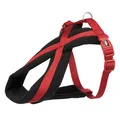 Następne zdjęcie produktu Szelki nylonowe z wyściółką PREMIUM - czerwone S-M: obwód klatki piersiowej: 40-70cm/20mm