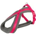 Następne zdjęcie produktu Szelki nylonowe z podszewką PREMIUM - fuksja S: obwód klatki piersiowej: 35-50cm/20mm