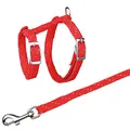 Następne zdjęcie produktu Odblaskowe szelki nylonowe dla kociąt, nylonowe 18-35cm/10mm1,3m
