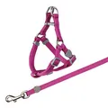 Następne zdjęcie produktu Nylonowe szelki dla kota ze smyczą 26-37cm/10mm, 1,20m